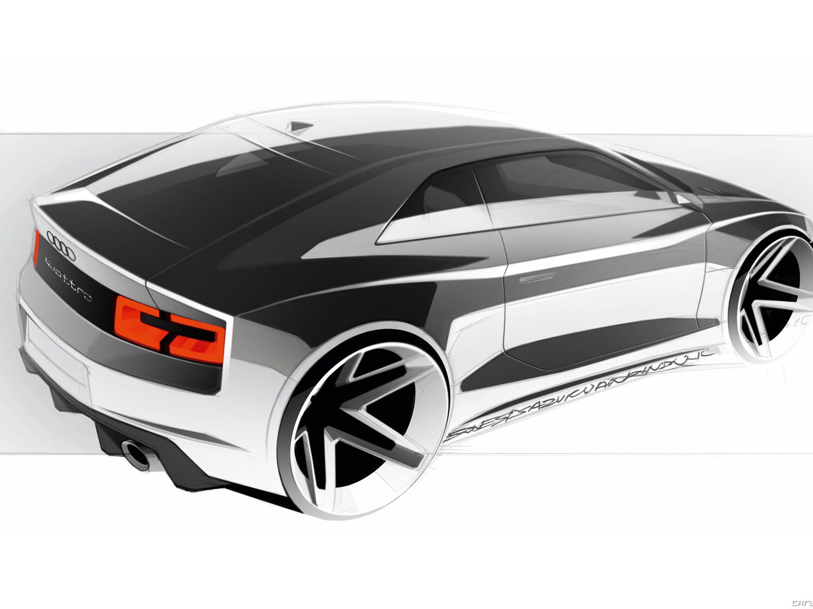 Concept Car Audi quattro - 2010 fonds d'écran HD #25 - 1600x1200