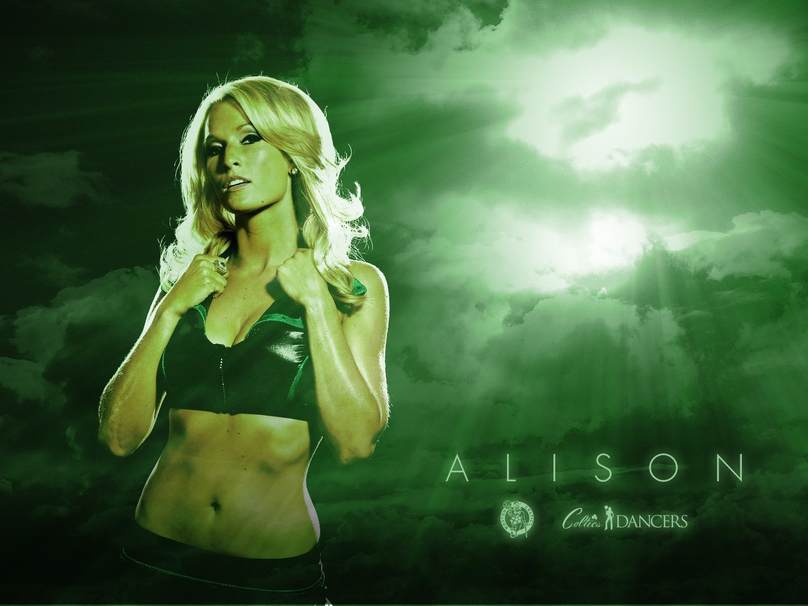 NBA 2010-11 season, the Celtics cheerleaders wallpaper #2 - 1600x1200