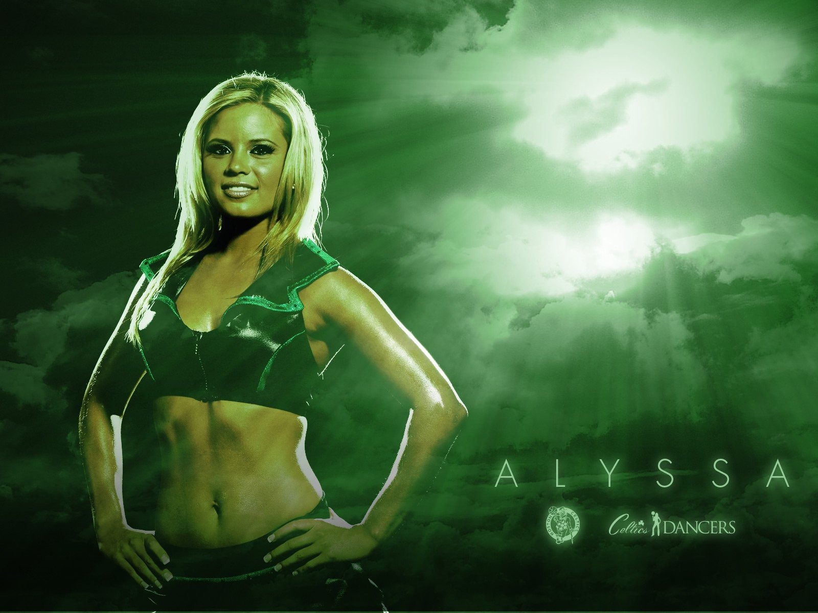 NBA 2010-11 season, the Celtics cheerleaders wallpaper #3 - 1600x1200