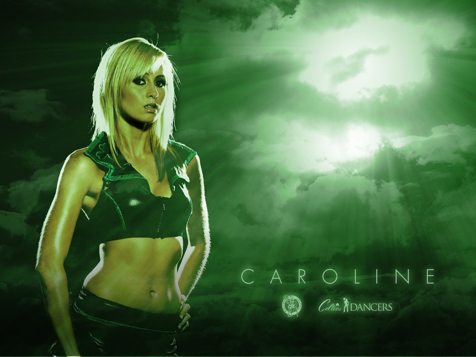 NBA Saison 2010-11, die Celtics Cheerleader Tapete #7 - 1600x1200