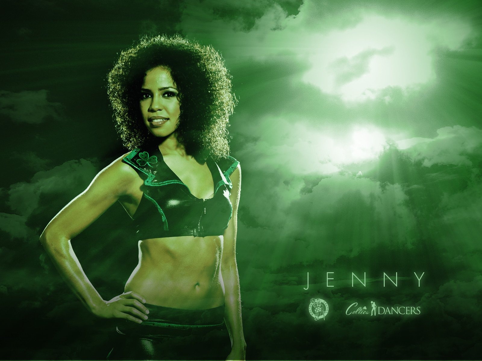 NBA 2010-11 season, the Celtics cheerleaders wallpaper #11 - 1600x1200