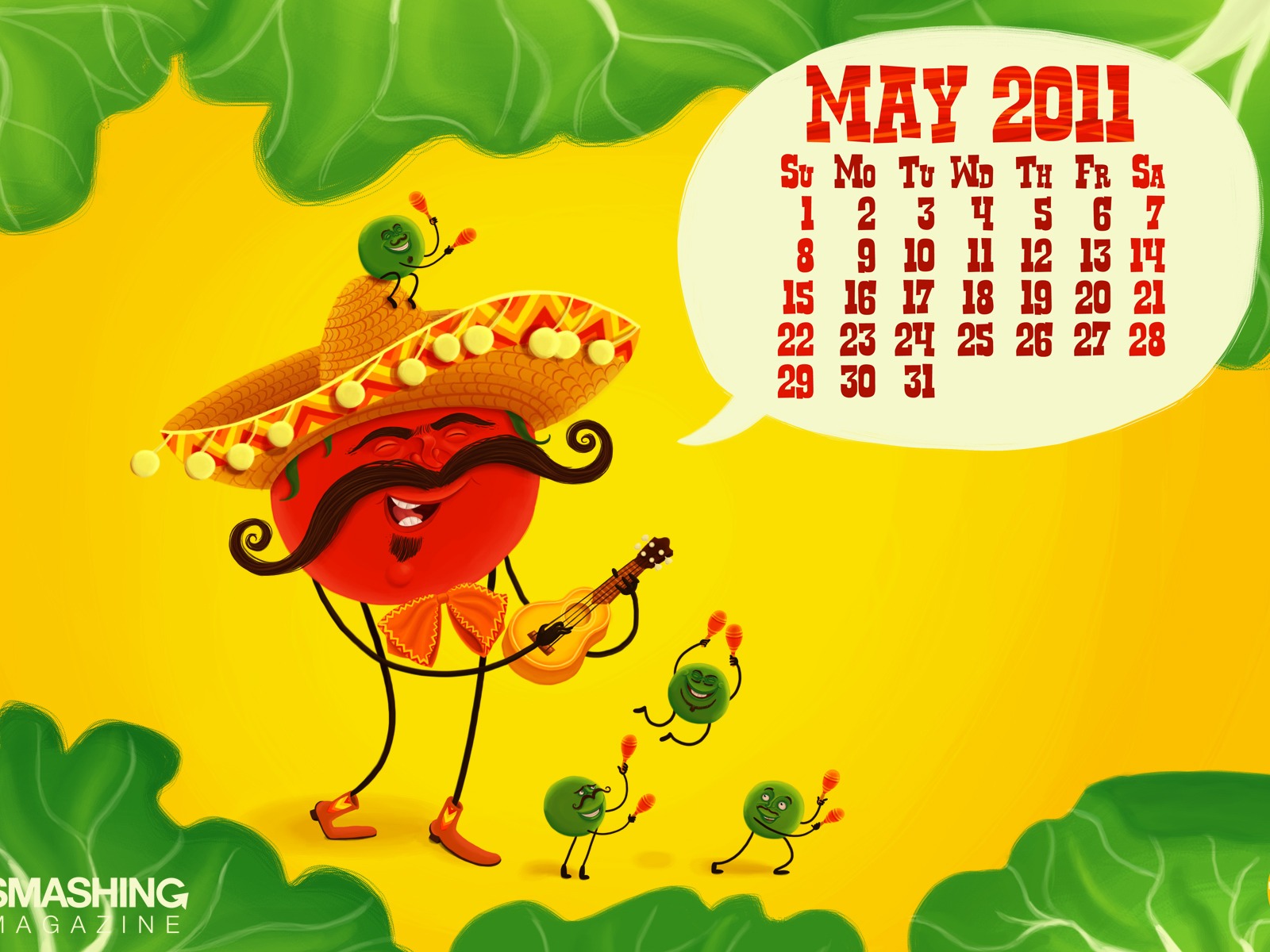 May 2011 Calendar Wallpaper (1) #14 - 1600x1200