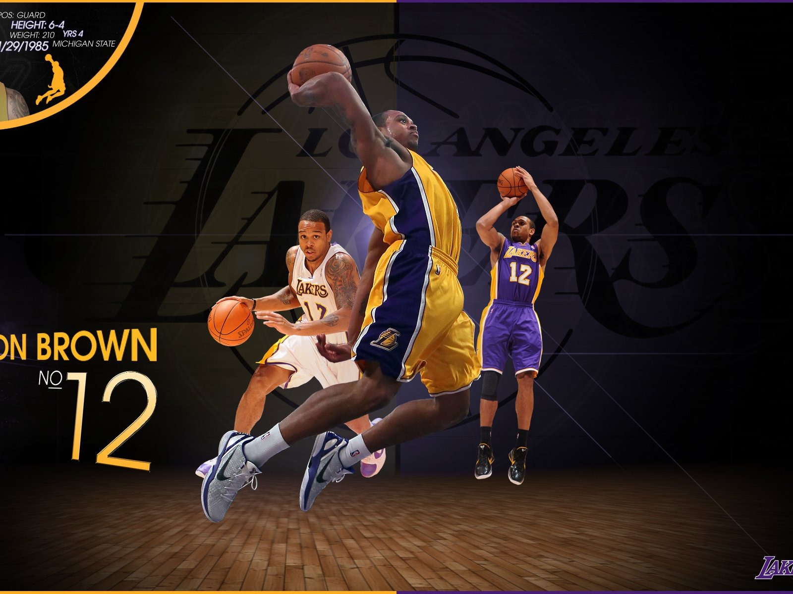 NBA 2010-11賽季 洛杉磯湖人隊 壁紙 #12 - 1600x1200