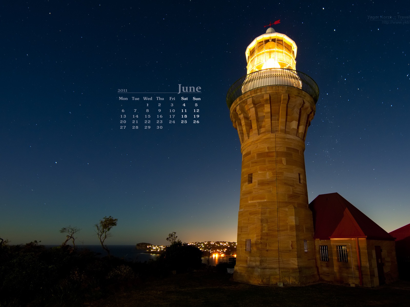 2011年6月 月曆壁紙(一) #3 - 1600x1200