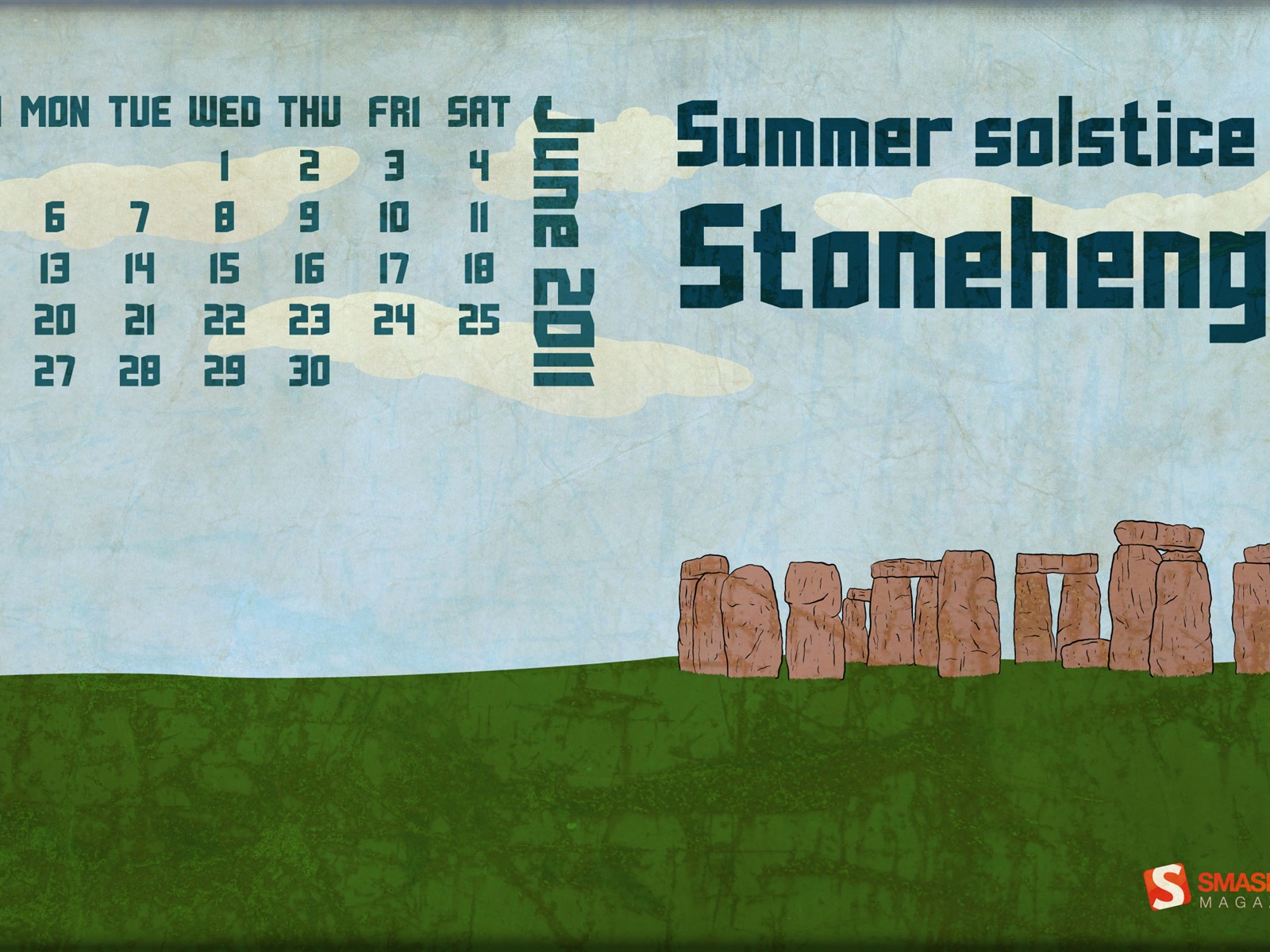 Juni 2011 Kalender Wallpaper (2) #9 - 1600x1200