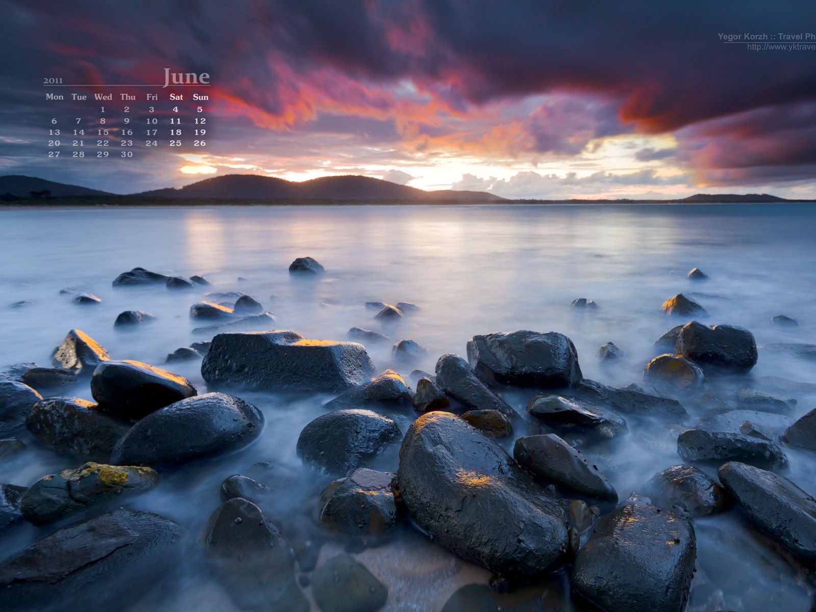 Juni 2011 Kalender Wallpaper (2) #12 - 1600x1200