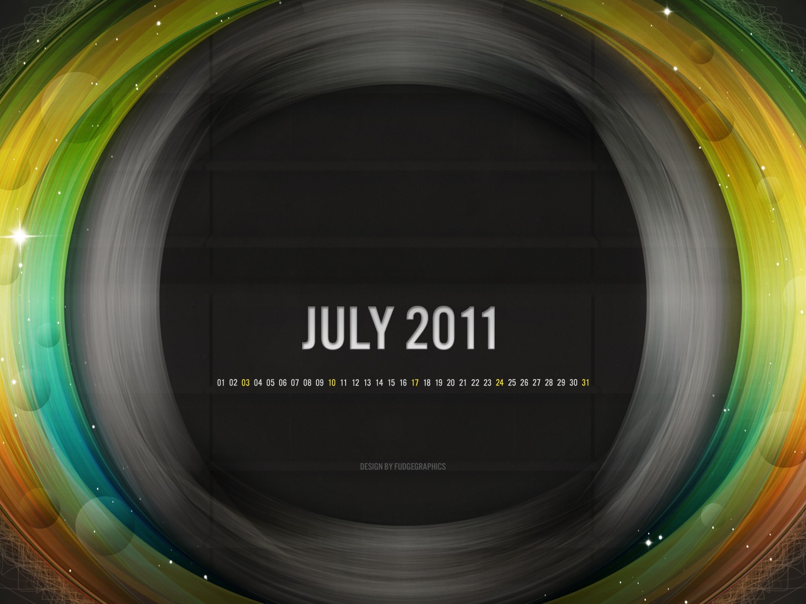 2011年7月カレンダー壁紙（2） #14 - 1600x1200