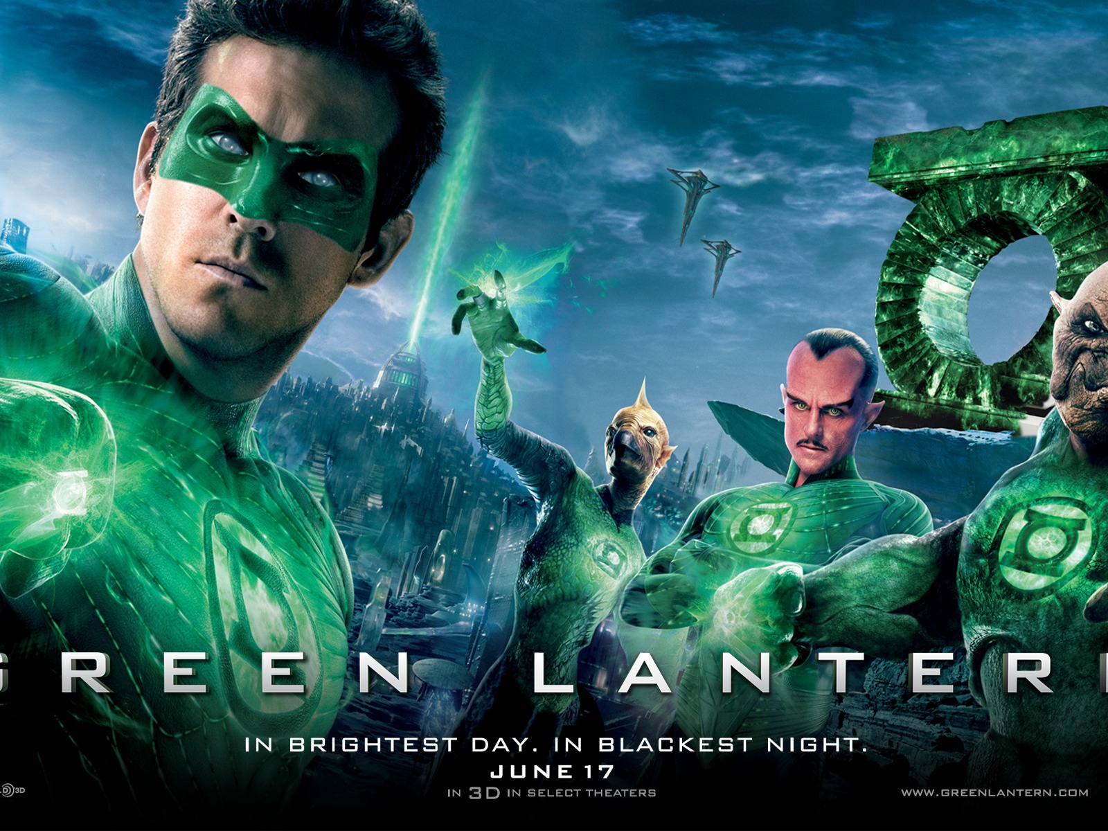 2011 Green Lantern HD fondos de pantalla #1 - 1600x1200