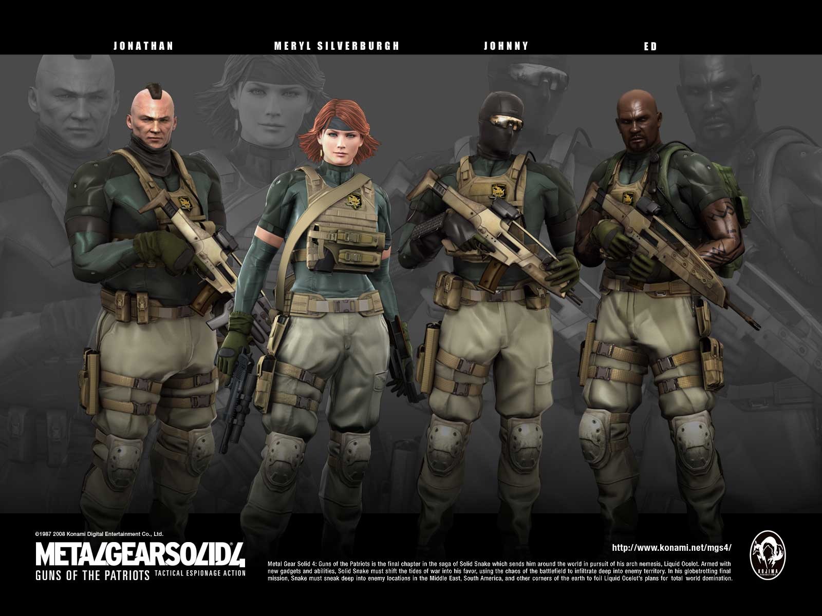 Metal Gear Solid 4: Guns of Patriots tapet #14 - 1600x1200