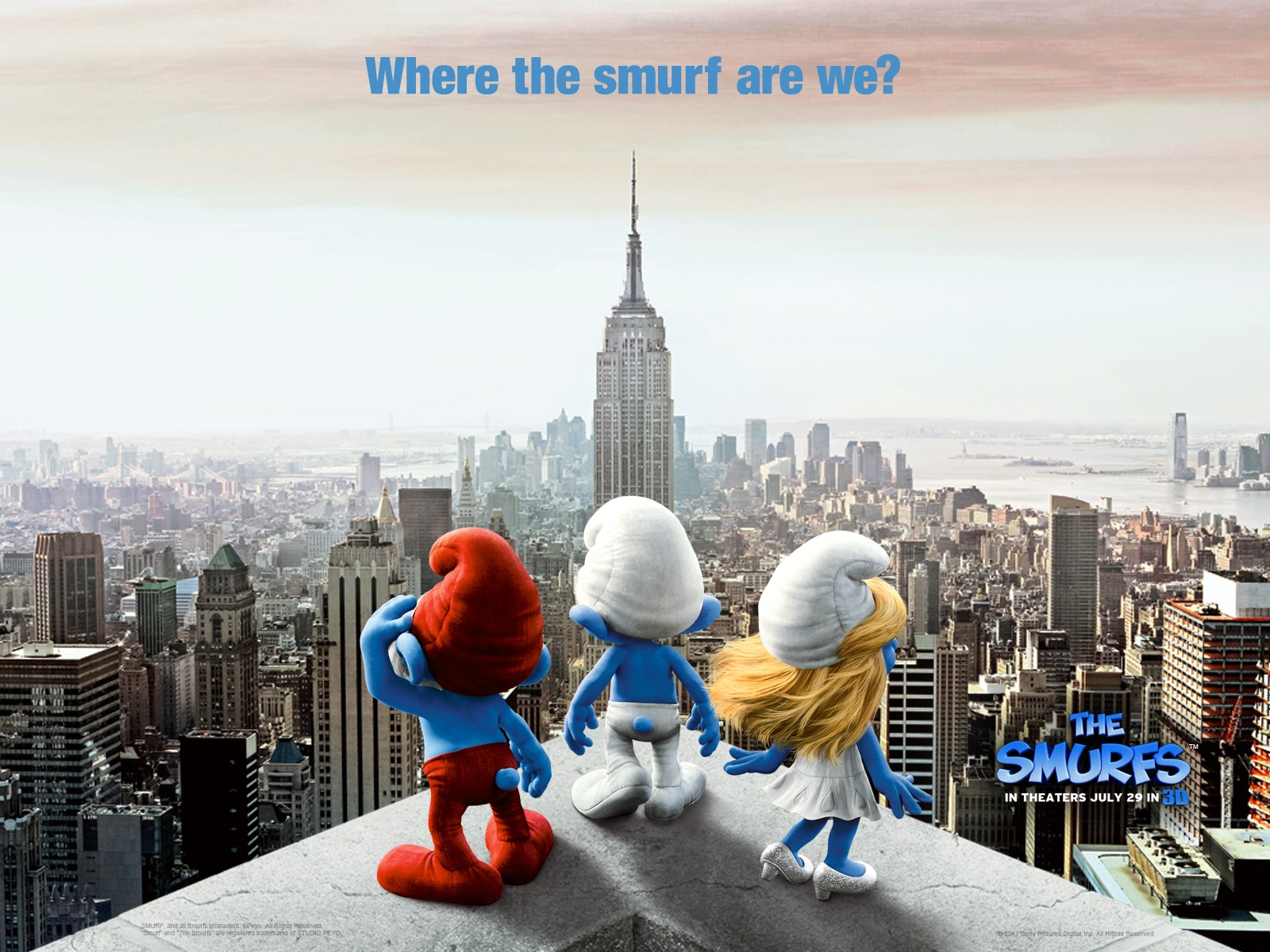 The Smurfs 藍精靈 壁紙專輯 #2 - 1600x1200