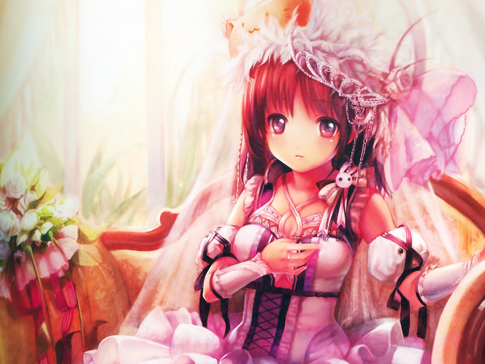 Anime girl HD tapety na plochu #12 - 1600x1200