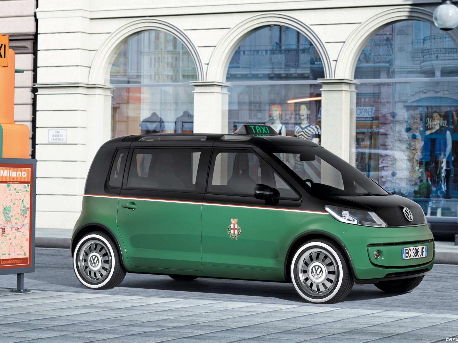 Concept Car Volkswagen Milano Taxi - 2010 大眾 #3 - 1600x1200