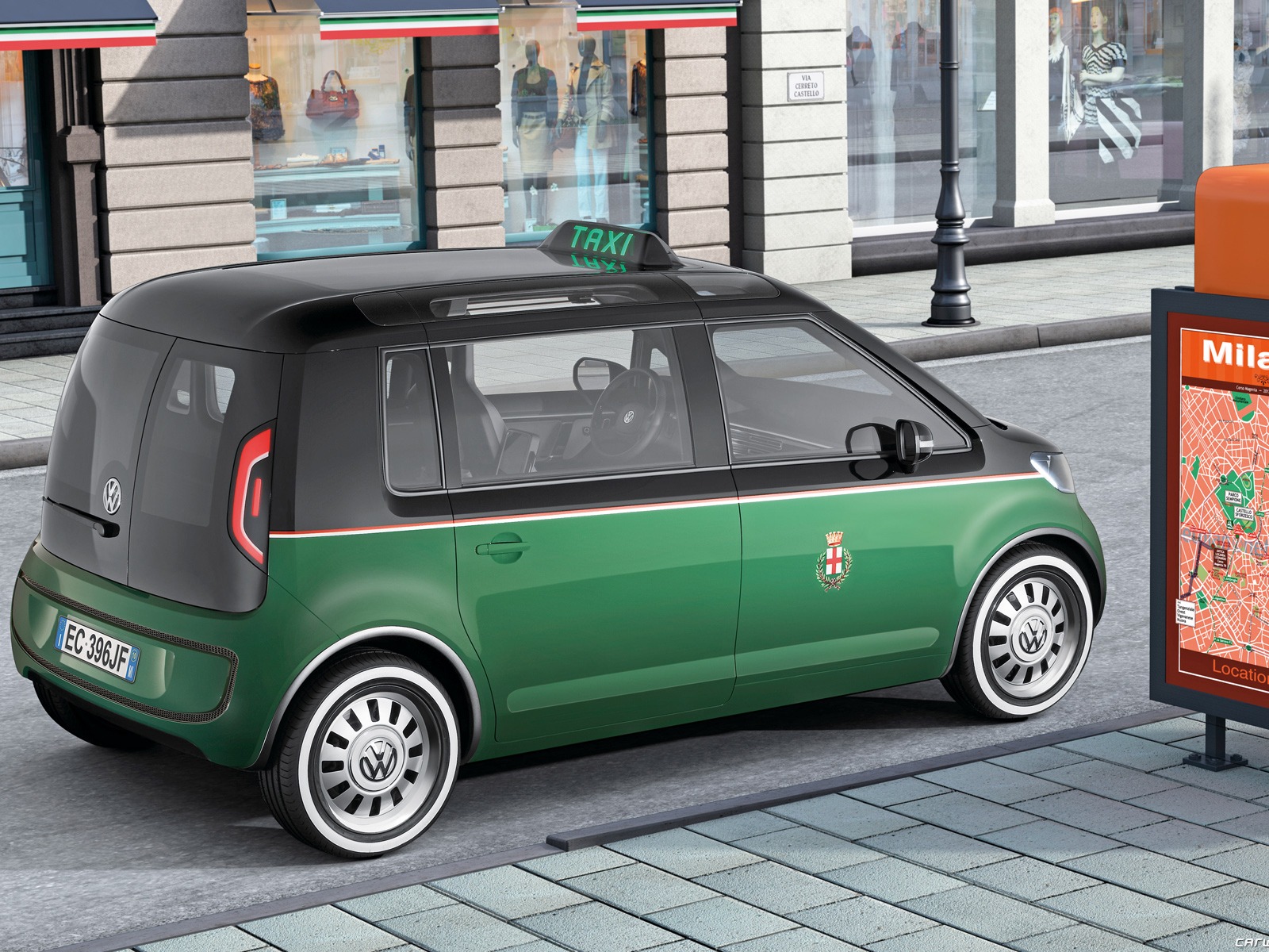 Concept Car Volkswagen Milano Taxi - 2010 大眾 #5 - 1600x1200