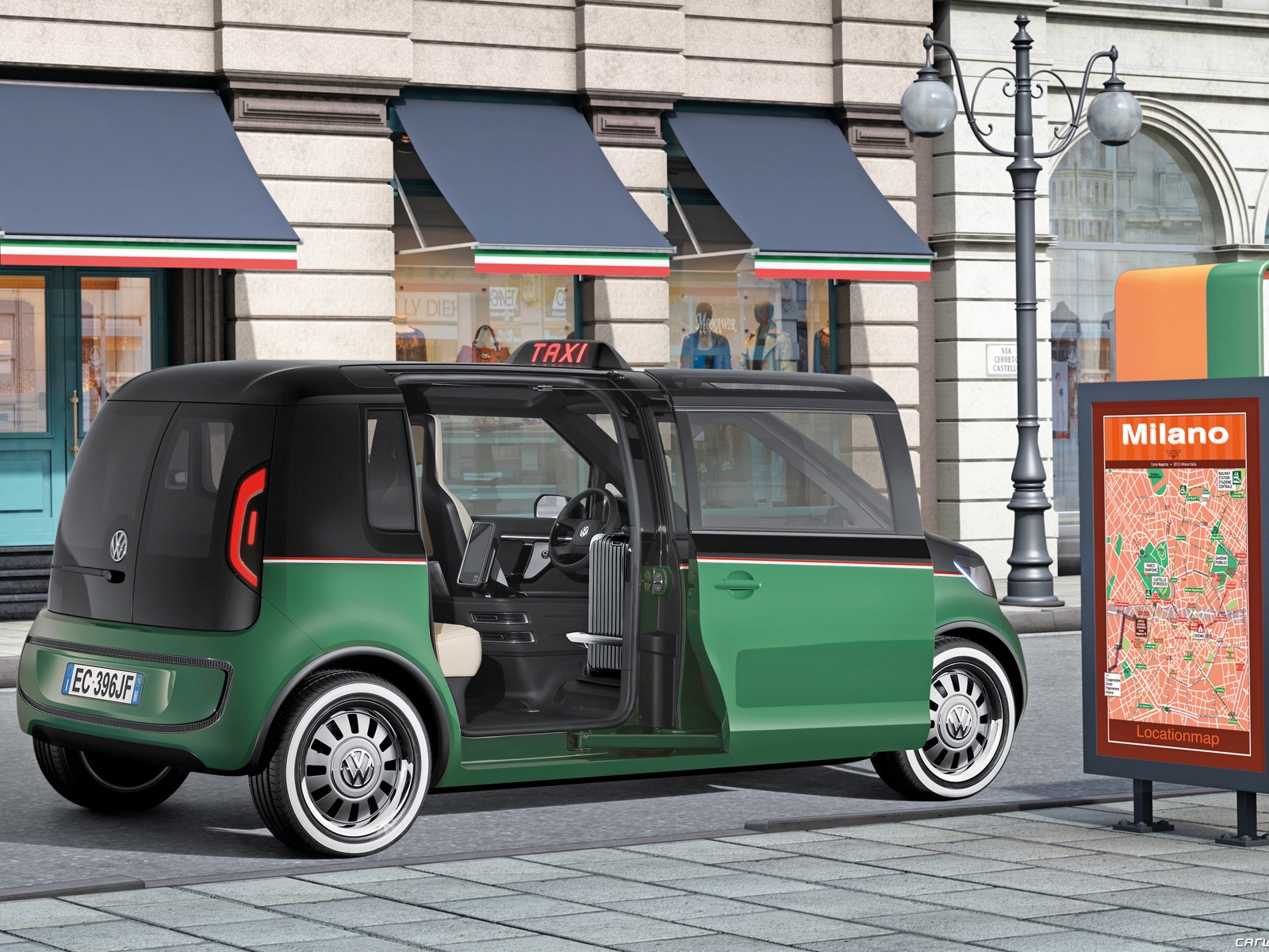 Concept Car Volkswagen Milano Taxi - 2010 大眾 #7 - 1600x1200
