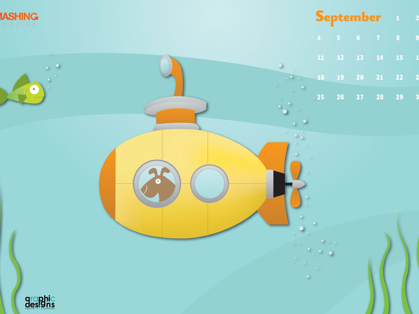 September 2011 Calendar Wallpaper (2) #15 - 1600x1200