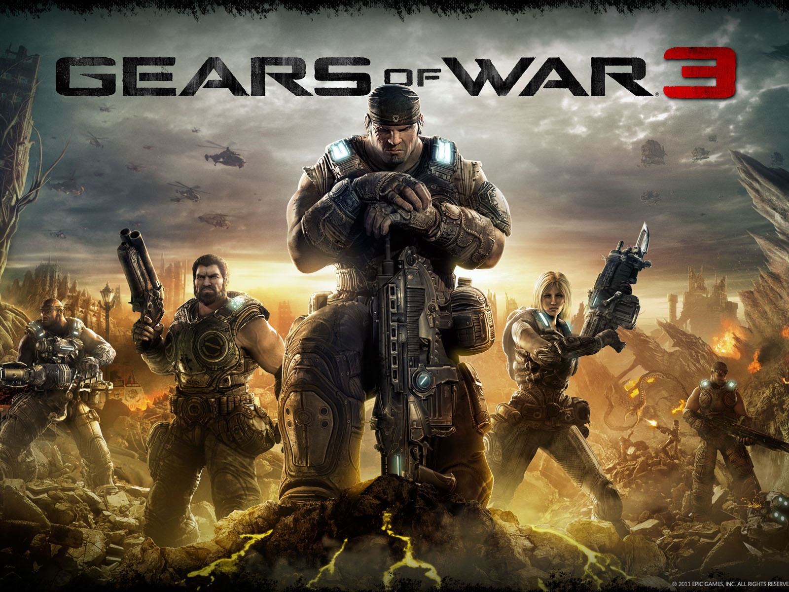 Gears of War 3 HD wallpapers #1 - 1600x1200