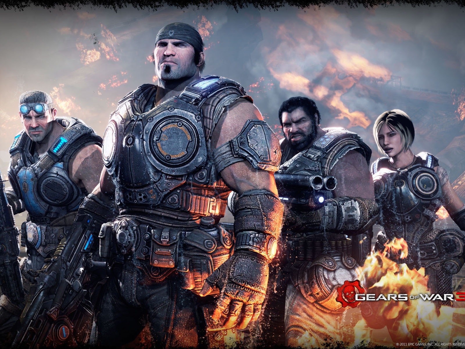 Gears of War 3 戰爭機器3 高清壁紙 #15 - 1600x1200