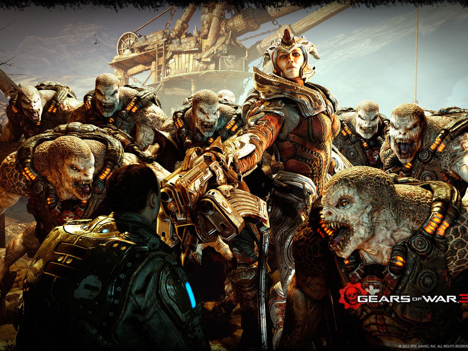 Gears of War 3 fondos de pantalla HD #18 - 1600x1200