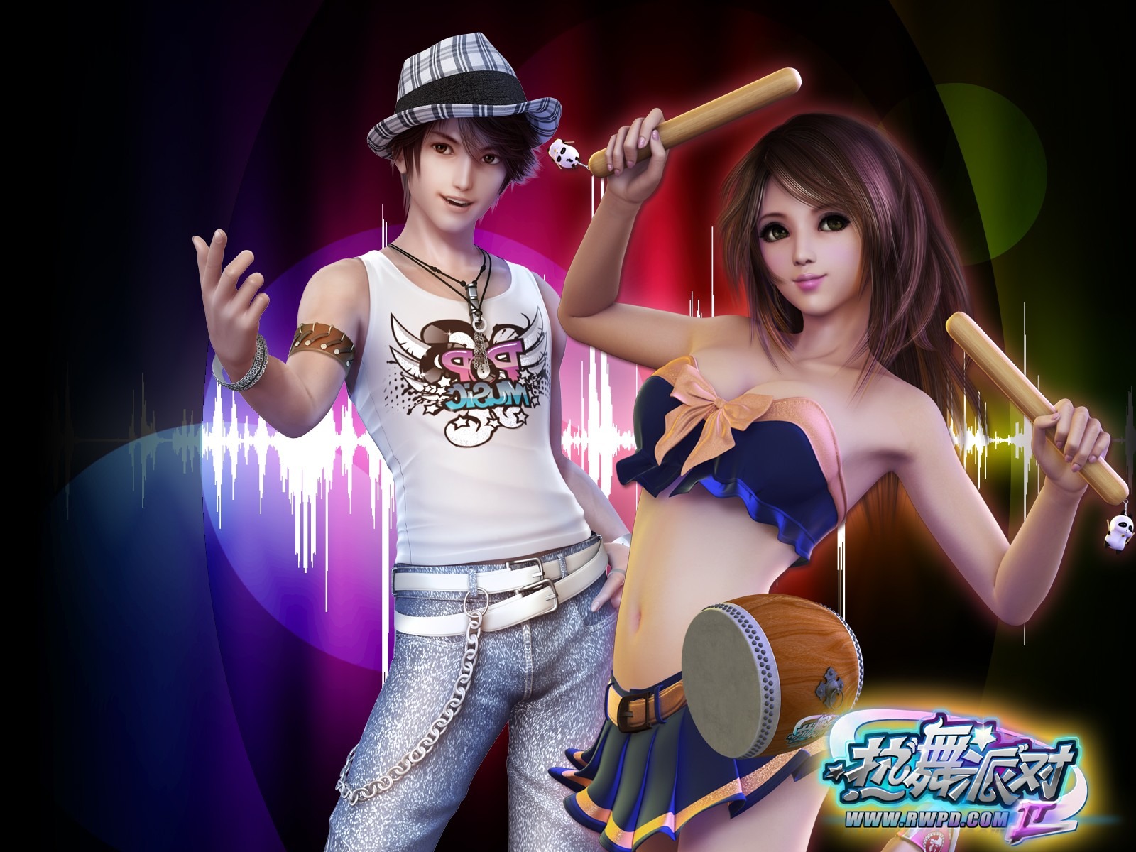 온라인 게임 핫 댄스 파티 II 공식 배경 화면 #20 - 1600x1200