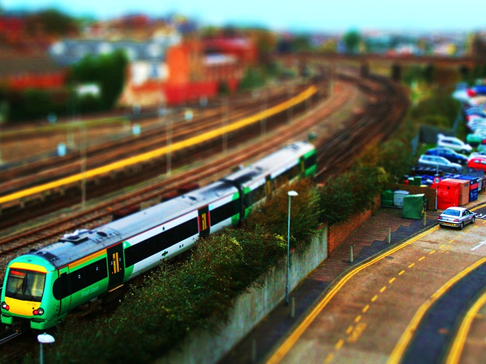 以真亂假 移軸攝影 微縮景觀壁紙(三) #23 - 1600x1200
