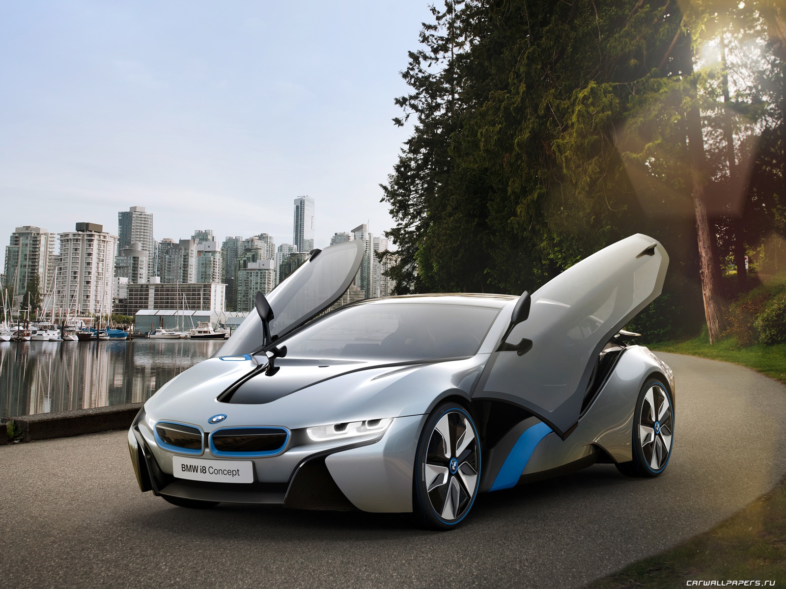 BMW i8 개념 - 2011의 HD 배경 화면 #2 - 1600x1200