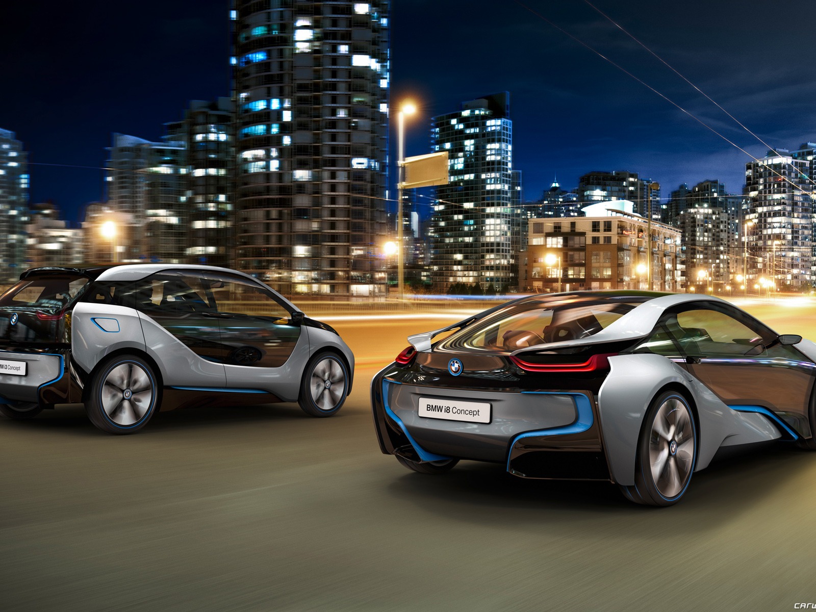 BMW i8 개념 - 2011의 HD 배경 화면 #17 - 1600x1200