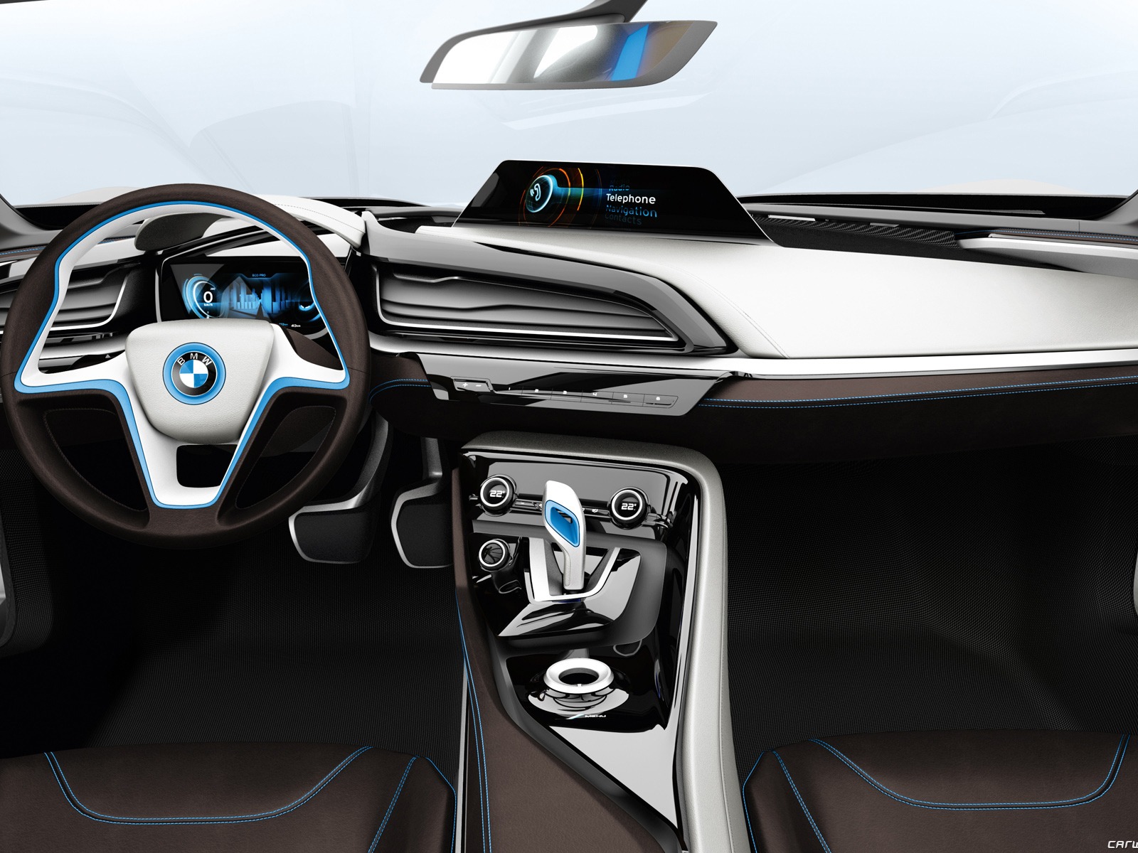 BMW i8 개념 - 2011의 HD 배경 화면 #33 - 1600x1200