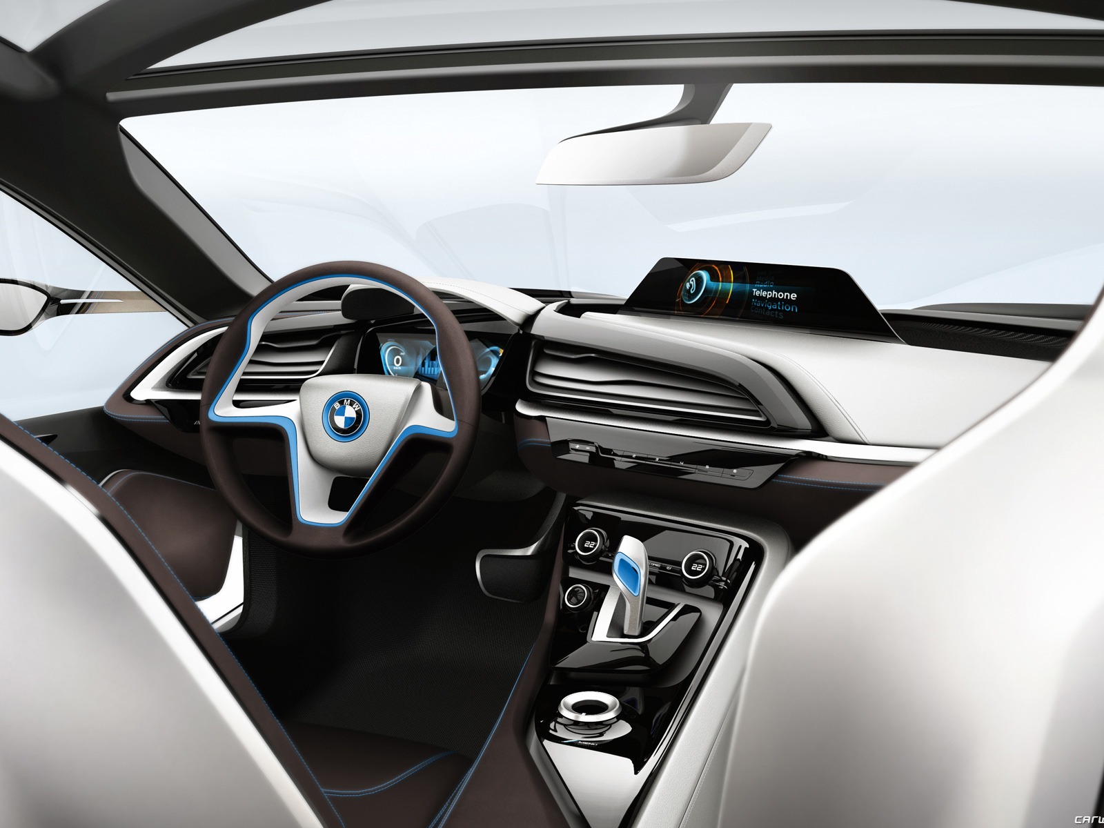 BMW i8 개념 - 2011의 HD 배경 화면 #34 - 1600x1200