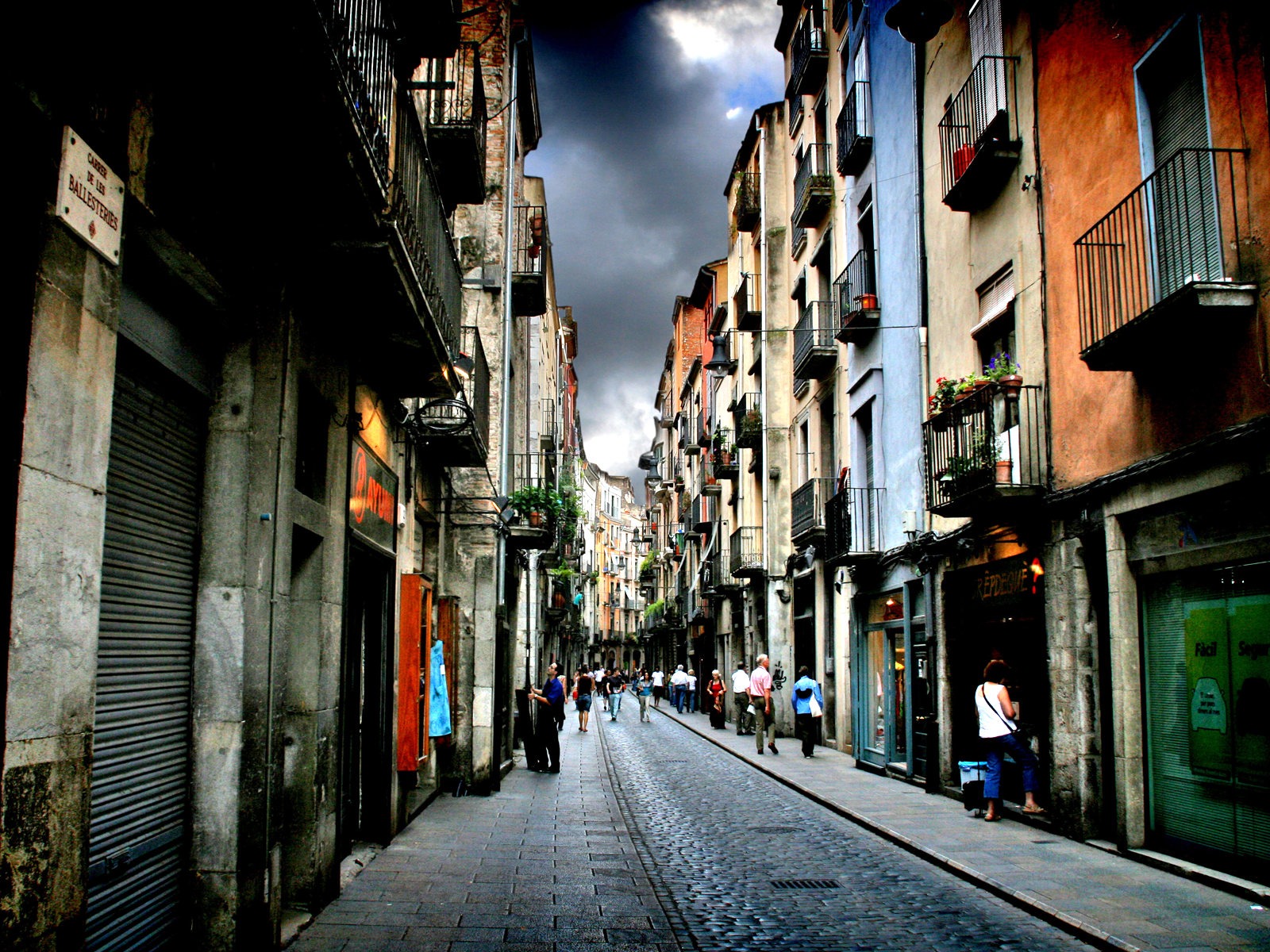 Spanien Girona HDR-Stil Hintergrundbilder #3 - 1600x1200