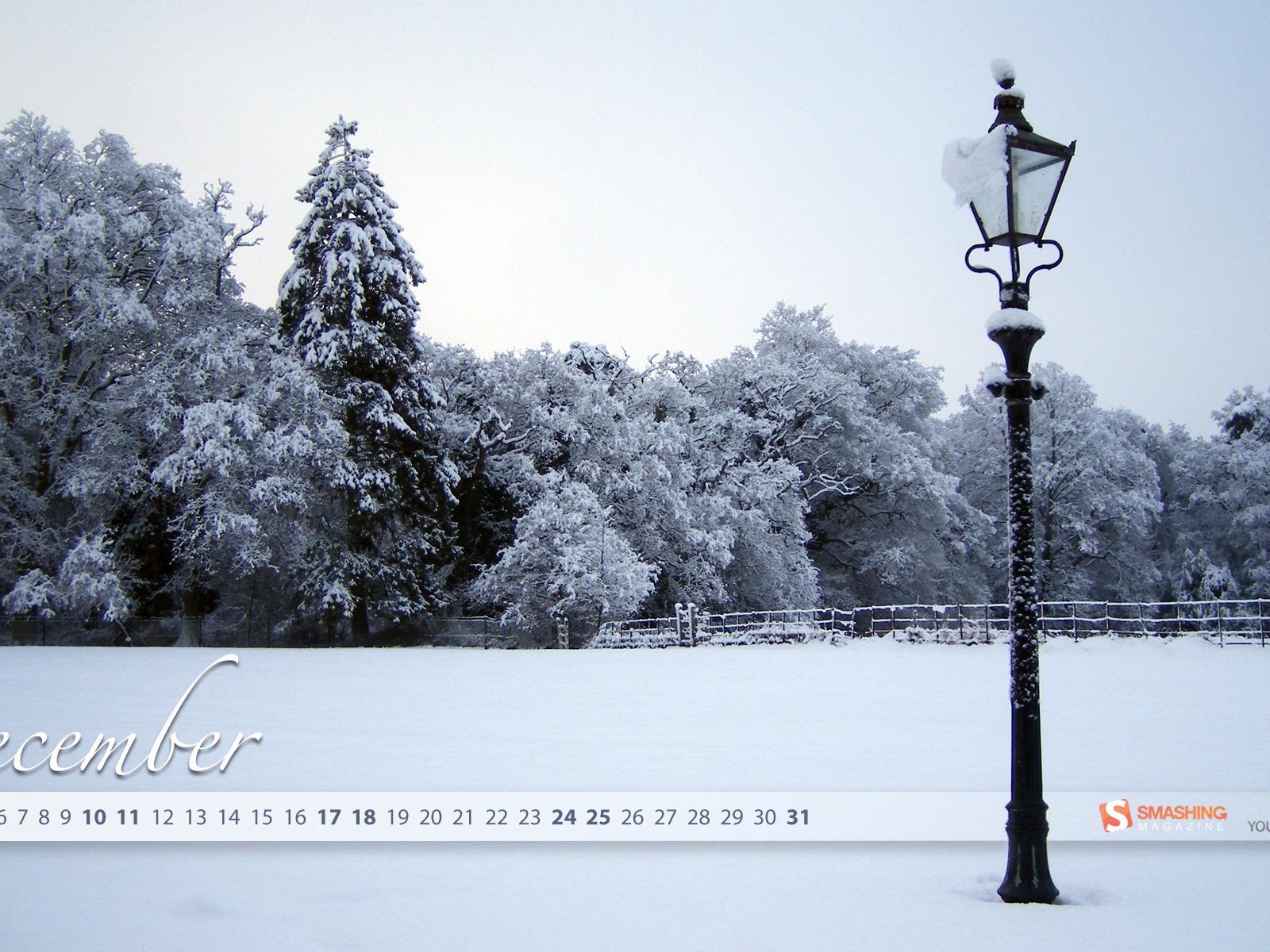 Décembre 2011 Calendar Wallpaper (2) #15 - 1600x1200