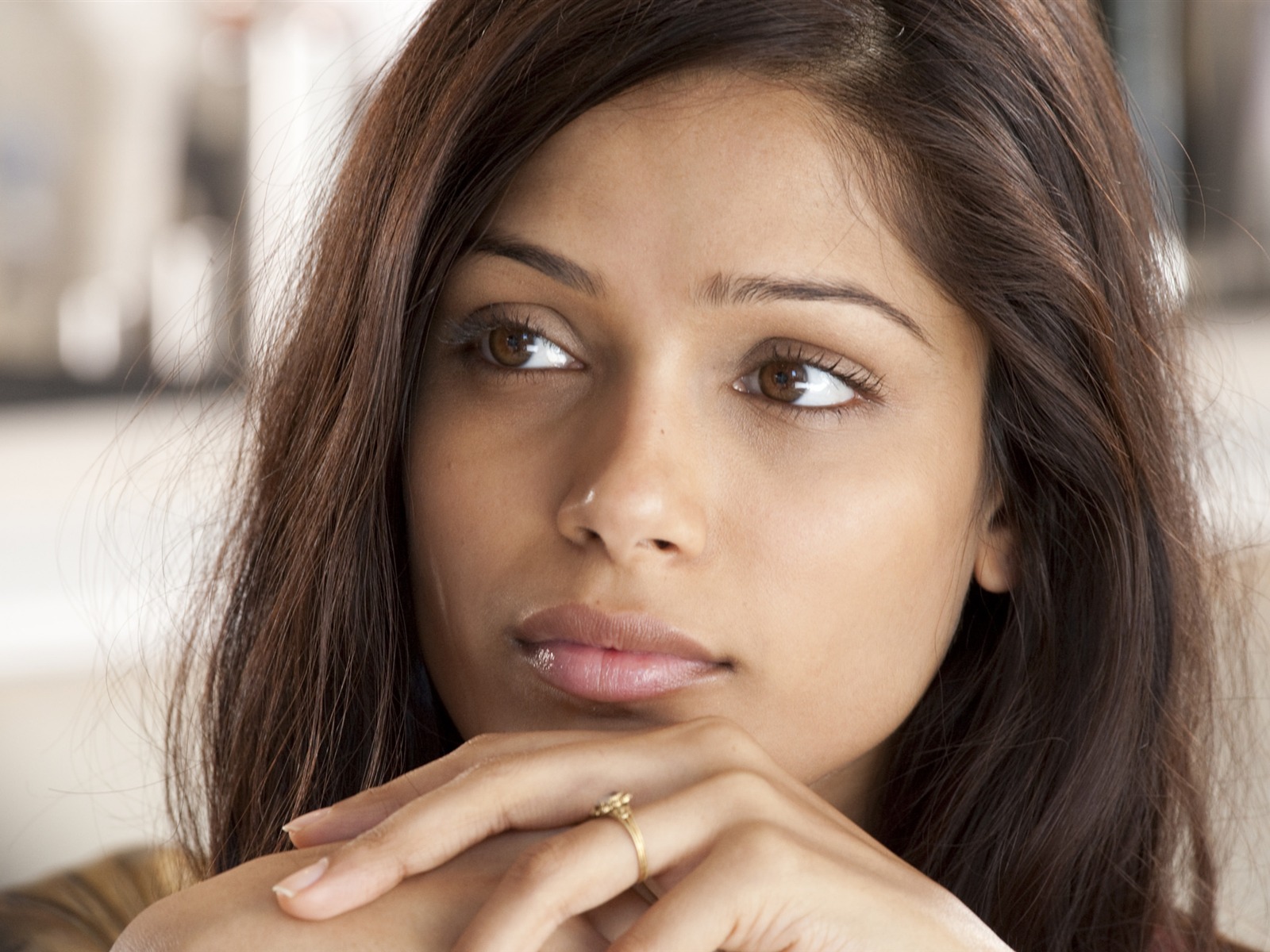Freida Pinto 芙蕾達·平托 美女壁紙 #1 - 1600x1200