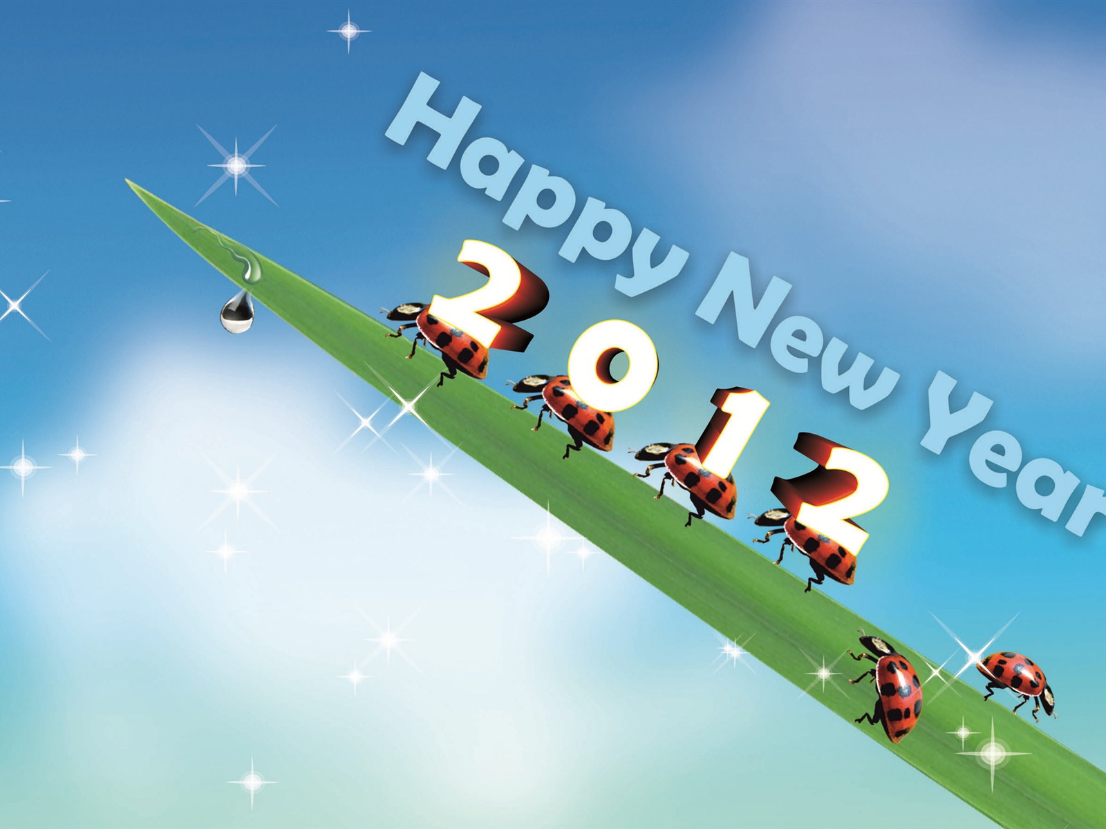 2012 New Year wallpapers (2) #8 - 1600x1200