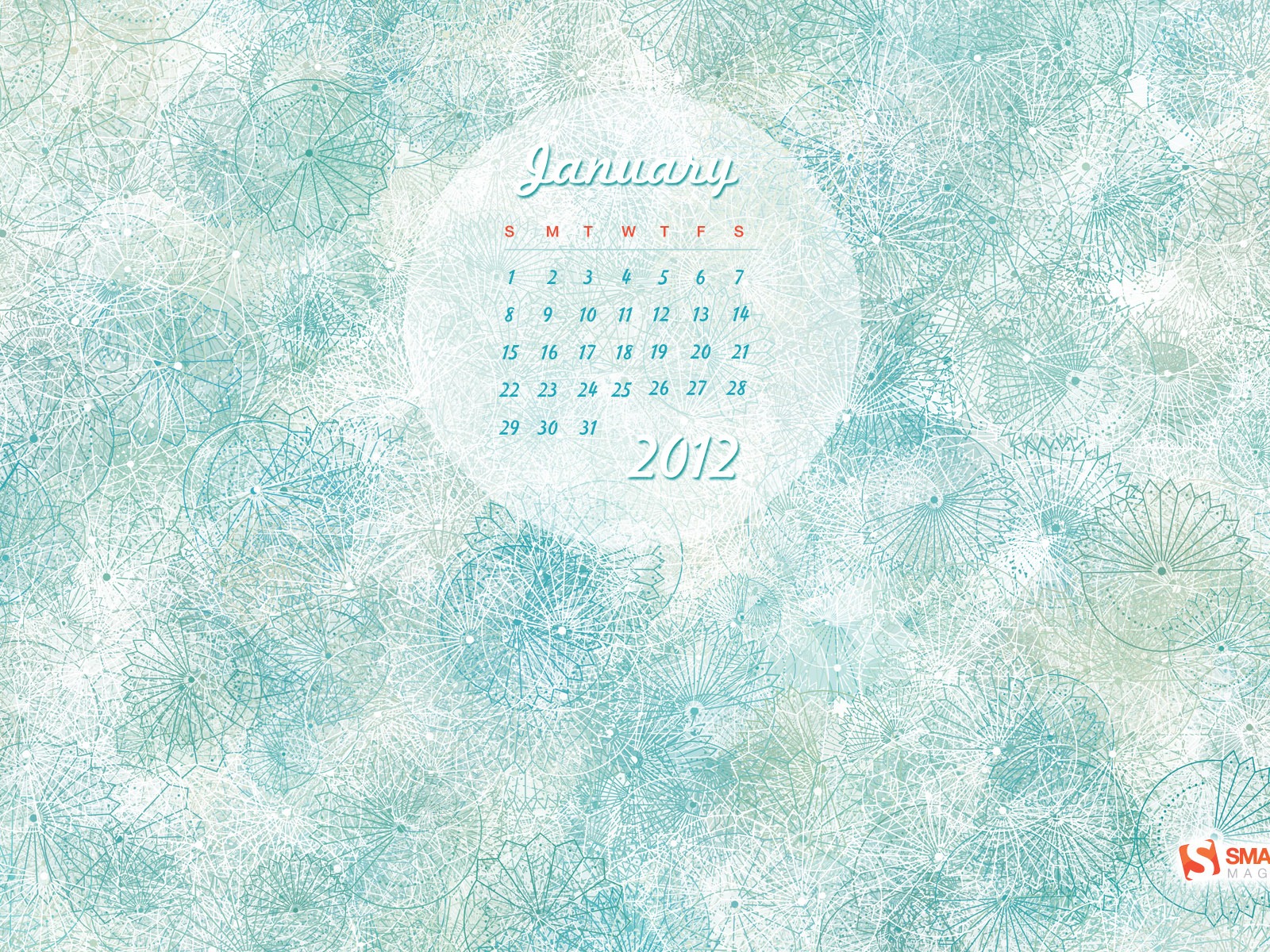 January 2012 Calendar Wallpapers #9 - 1600x1200