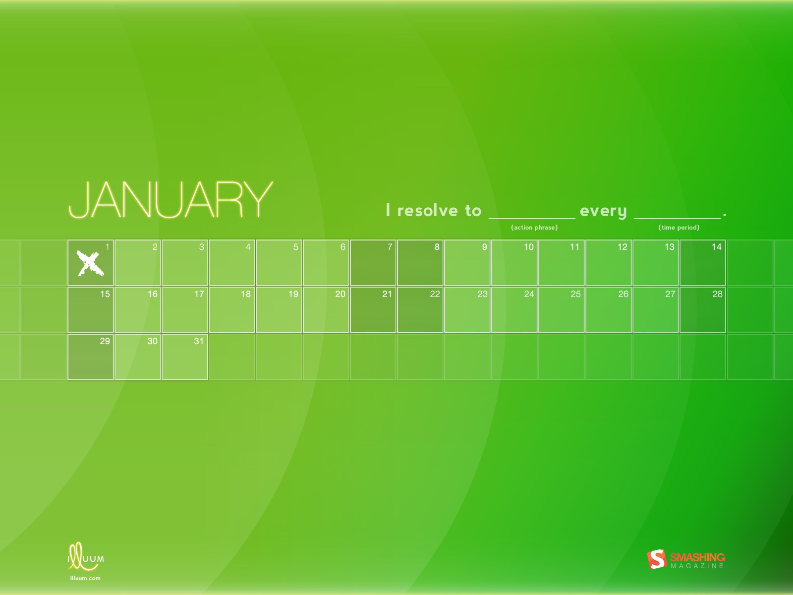 January 2012 Calendar Wallpapers #14 - 1600x1200