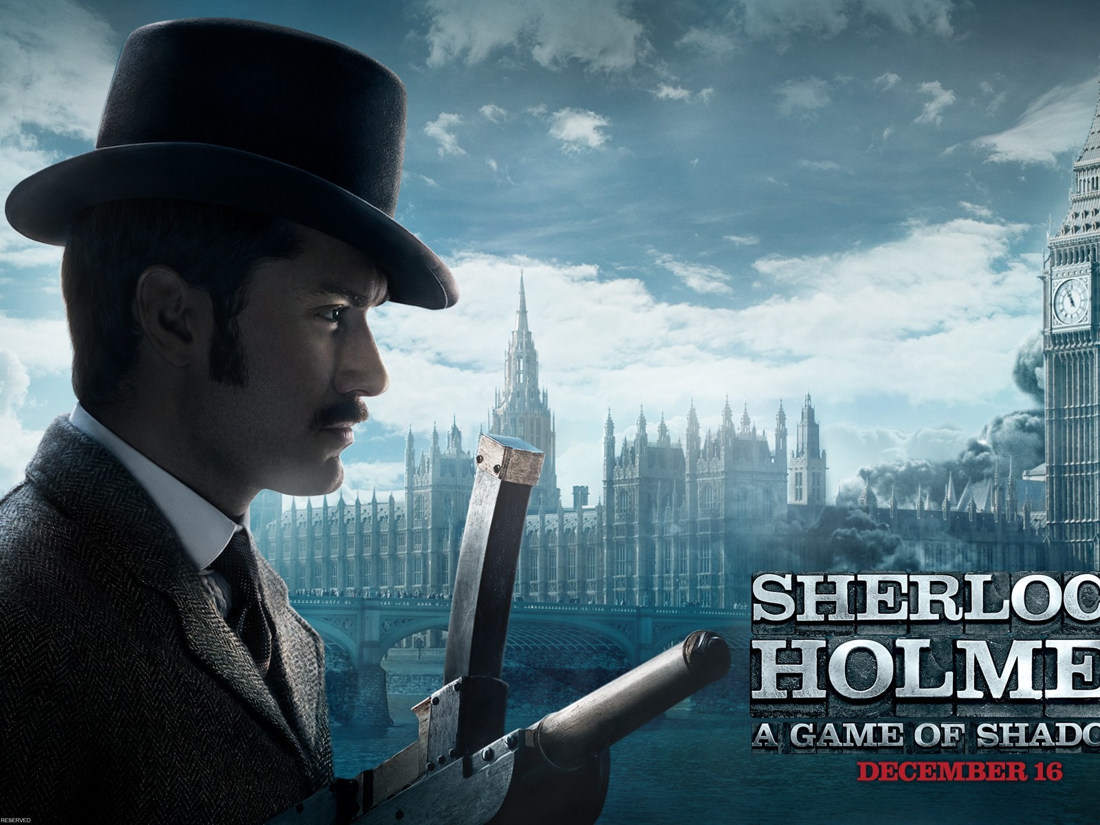 Sherlock Holmes: un jeu de fonds d'écran HD Ombres #7 - 1600x1200