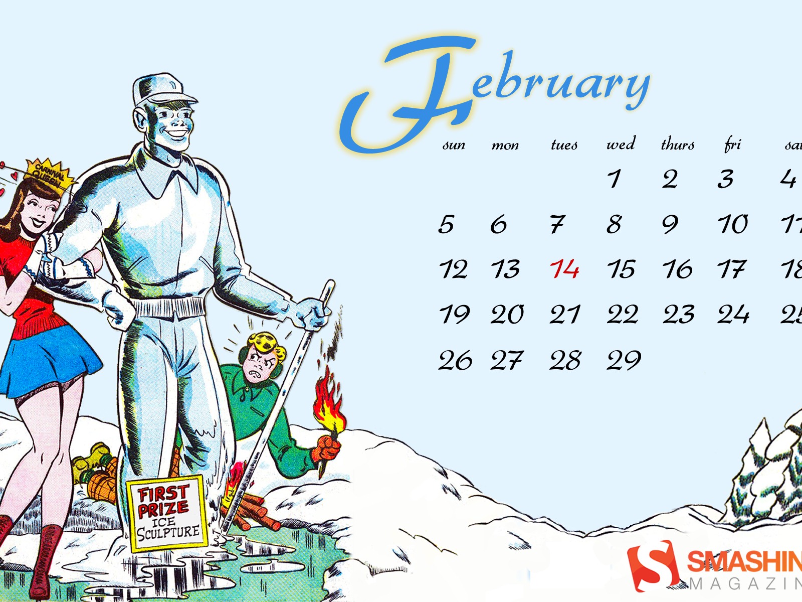 Calendario febrero 2012 fondos de pantalla (2) #6 - 1600x1200