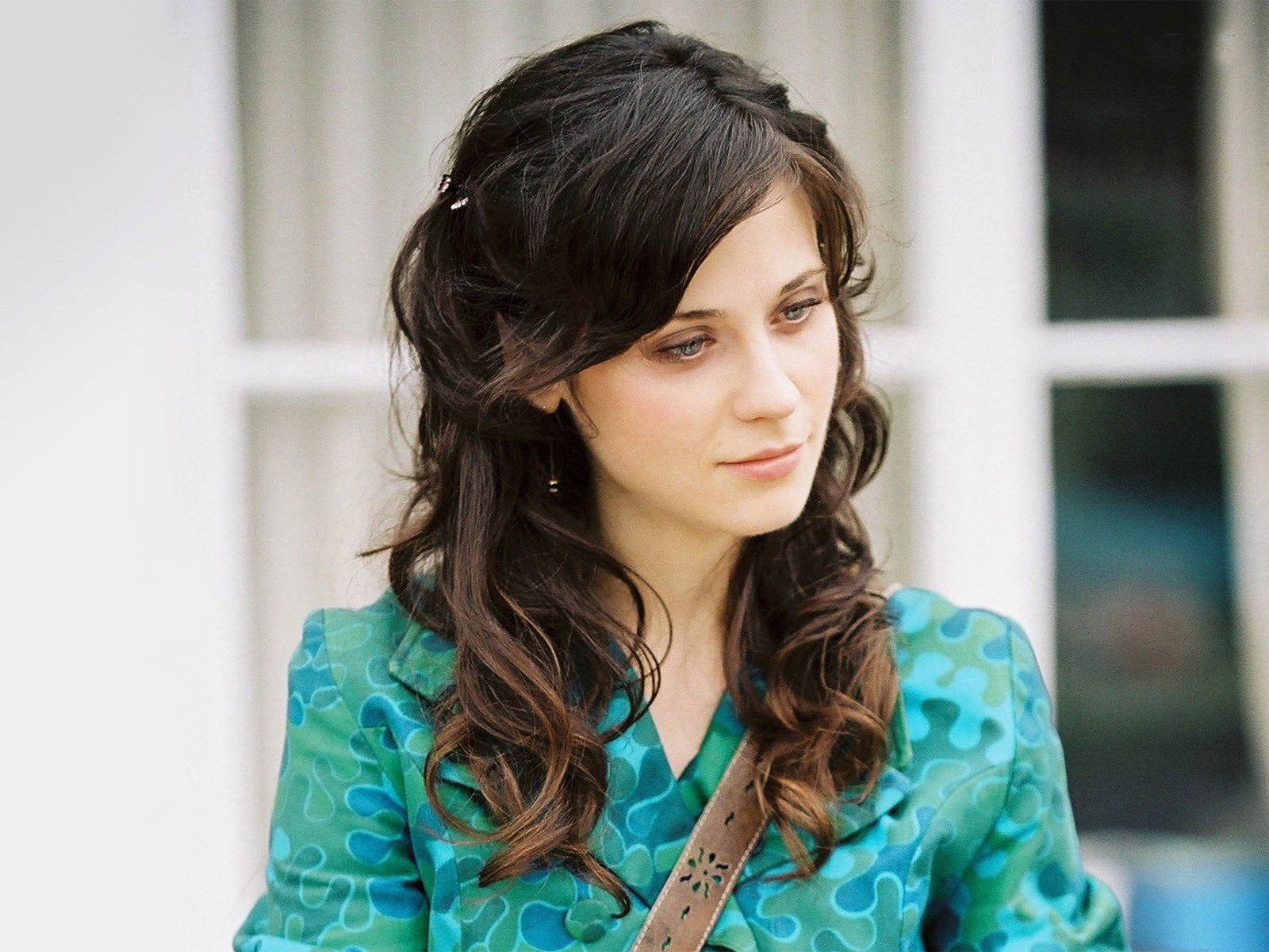 Zooey Deschanel 佐伊·丹斯切爾 美女壁紙 #1 - 1600x1200