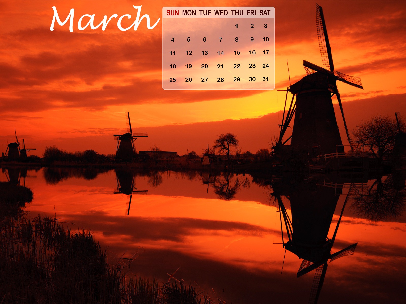 March 2012 Calendar Wallpaper #20 - 1600x1200