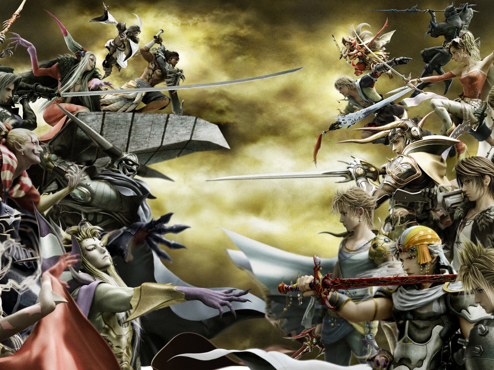 Dissidia 012: Duodecim Final Fantasy  最终幻想：纷争2 高清壁纸6 - 1600x1200