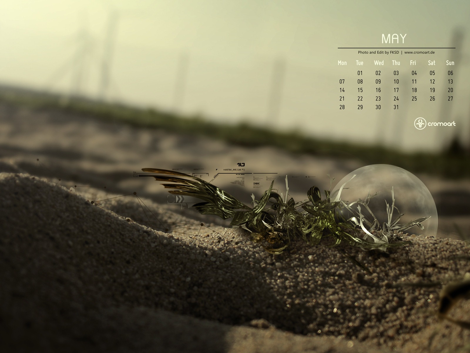 2012年5月 月曆壁紙(二) #19 - 1600x1200