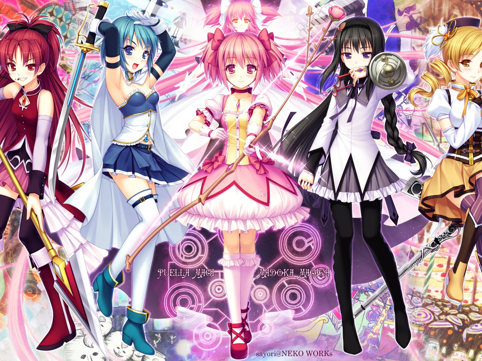 Puella Magi Madoka Magica HD tapety na plochu #15 - 1600x1200