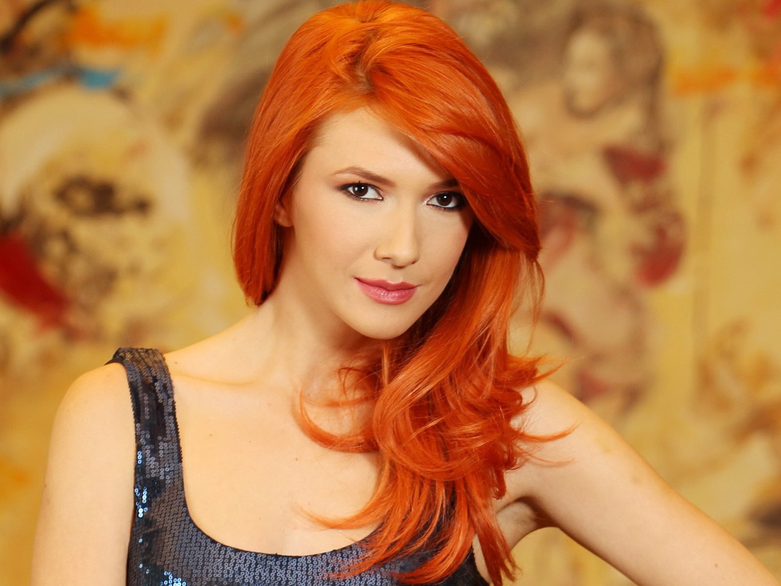 Adela Popescu 阿德拉·波佩斯庫 美女壁紙 #3 - 1600x1200