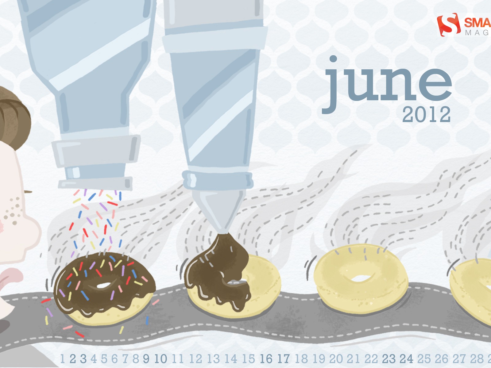 Juni 2012 Kalender Wallpapers (1) #20 - 1600x1200