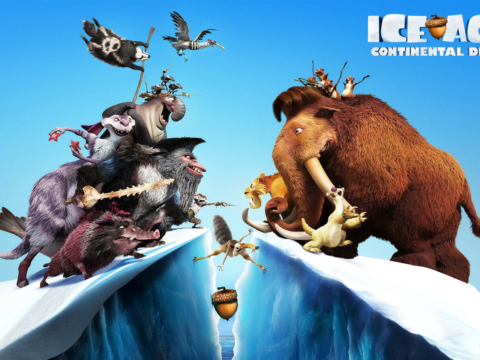 Ice Age 4: Continental Drift 冰川时代4：大陆漂移 高清壁纸8 - 1600x1200