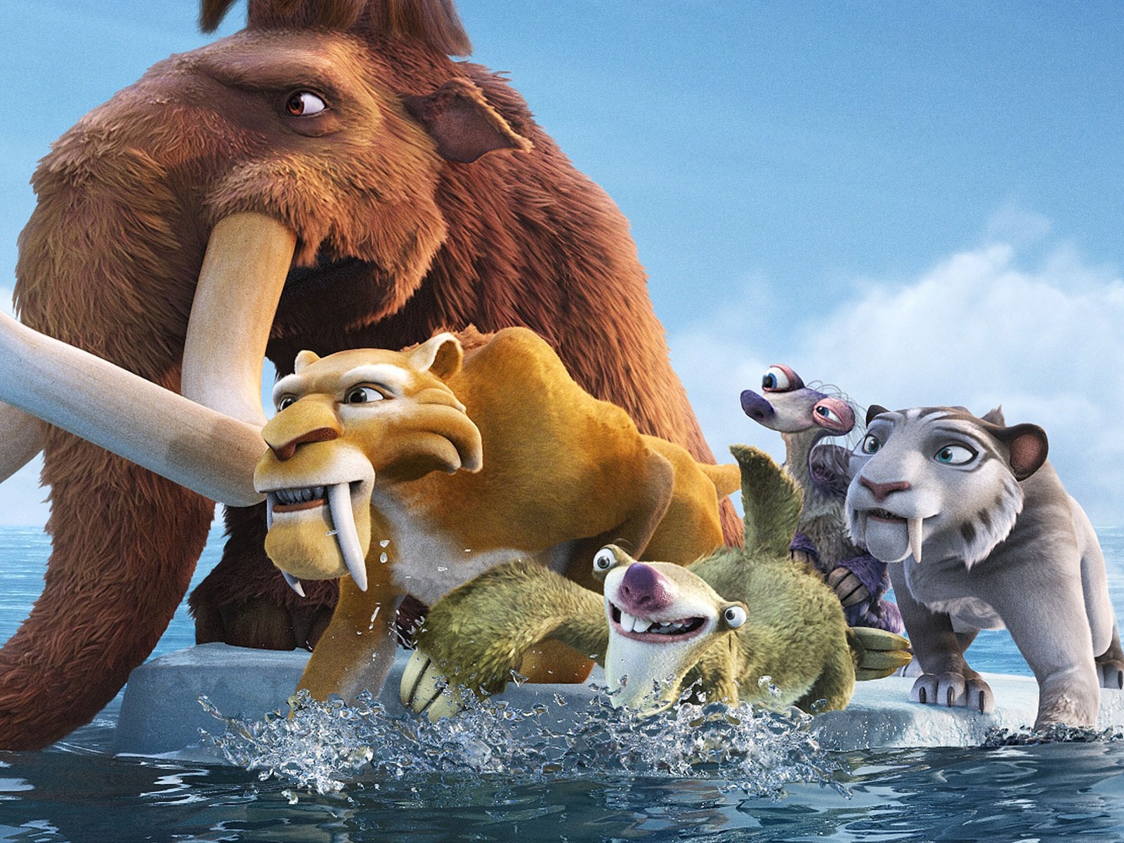 Ice Age 4: Continental Drift 冰川时代4：大陆漂移 高清壁纸12 - 1600x1200