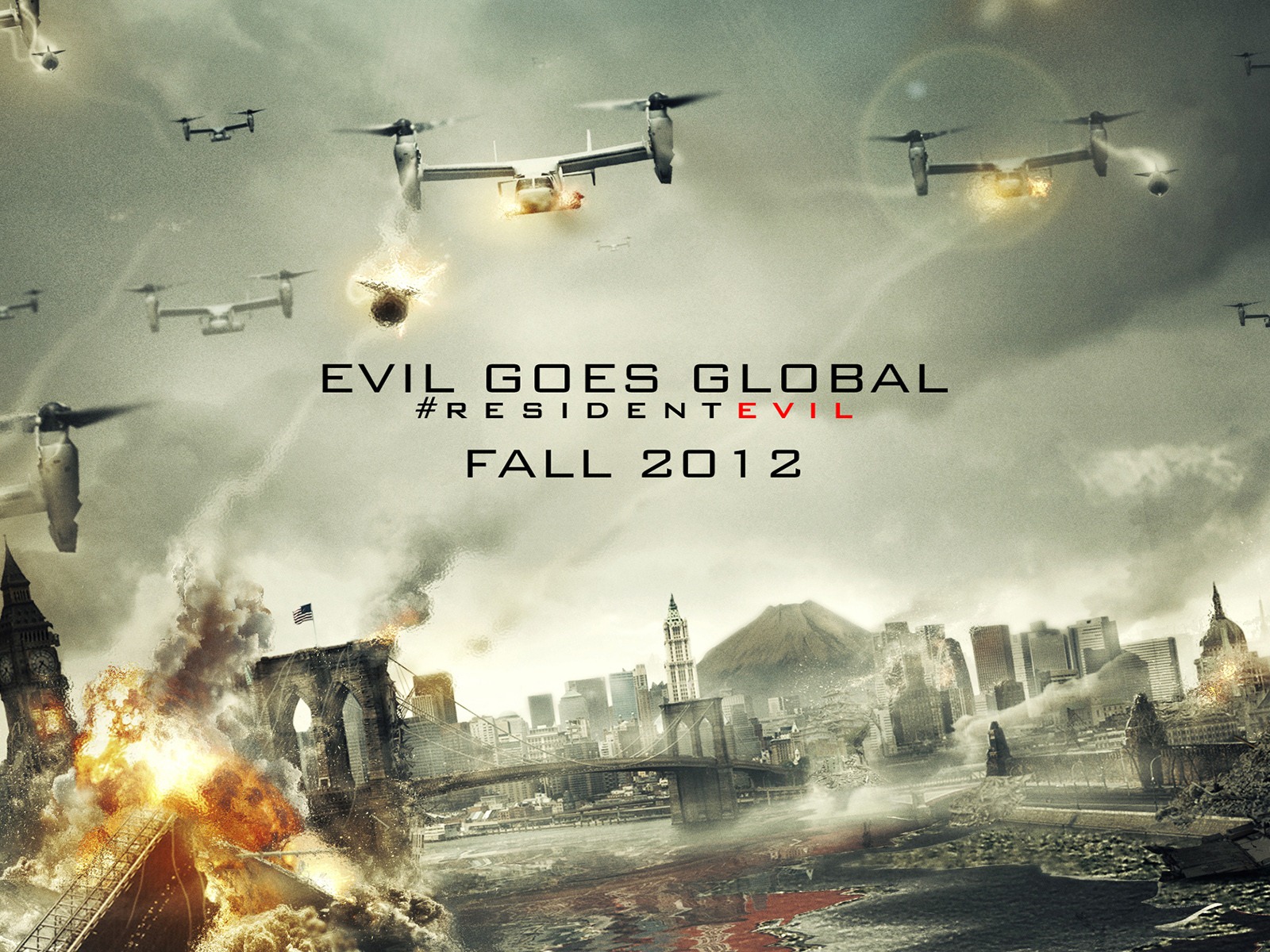 Resident Evil: Retribution 生化危机5：惩罚 高清壁纸10 - 1600x1200