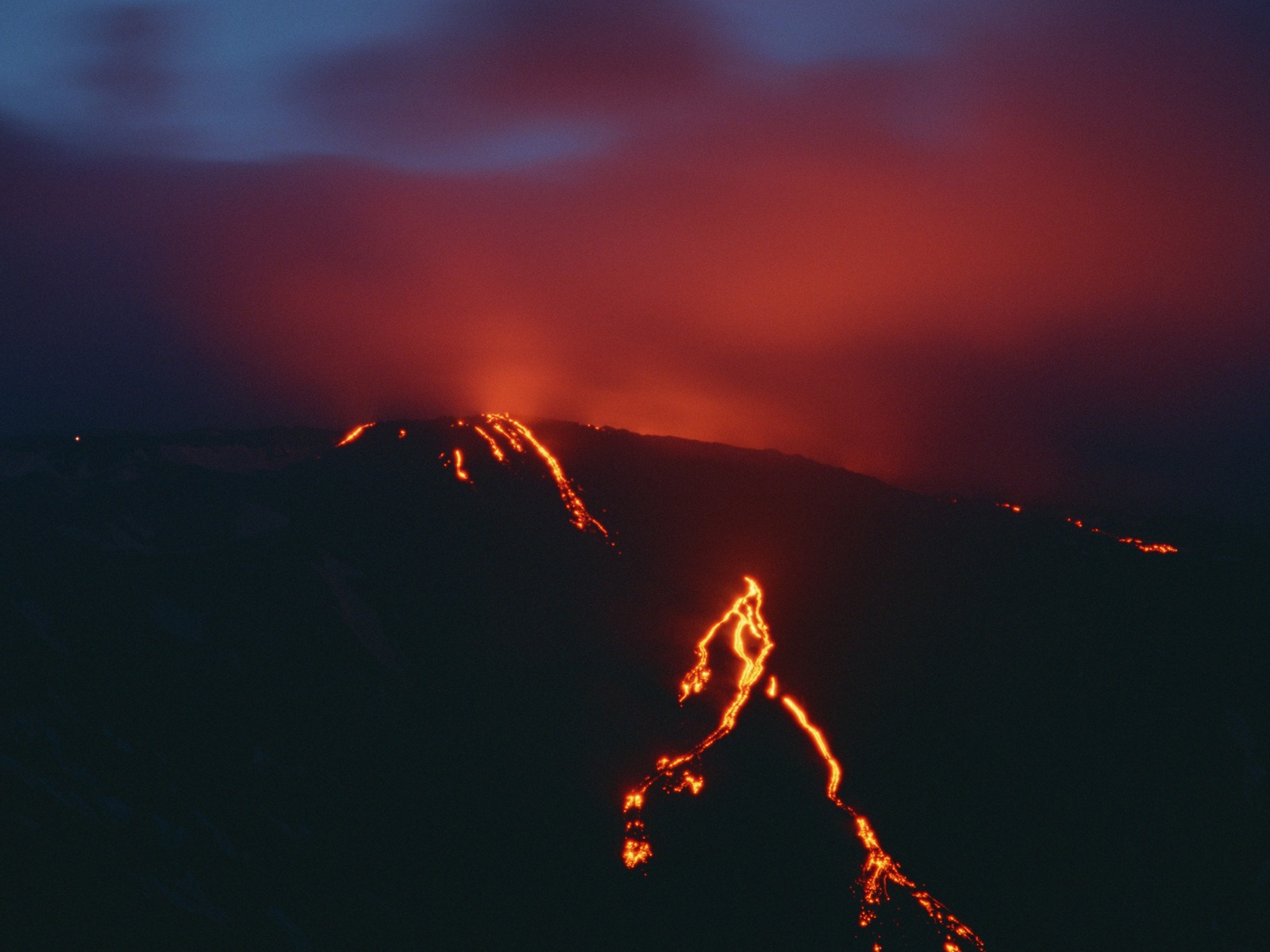 壮大な風景の壁紙の火山噴火 #5 - 1600x1200