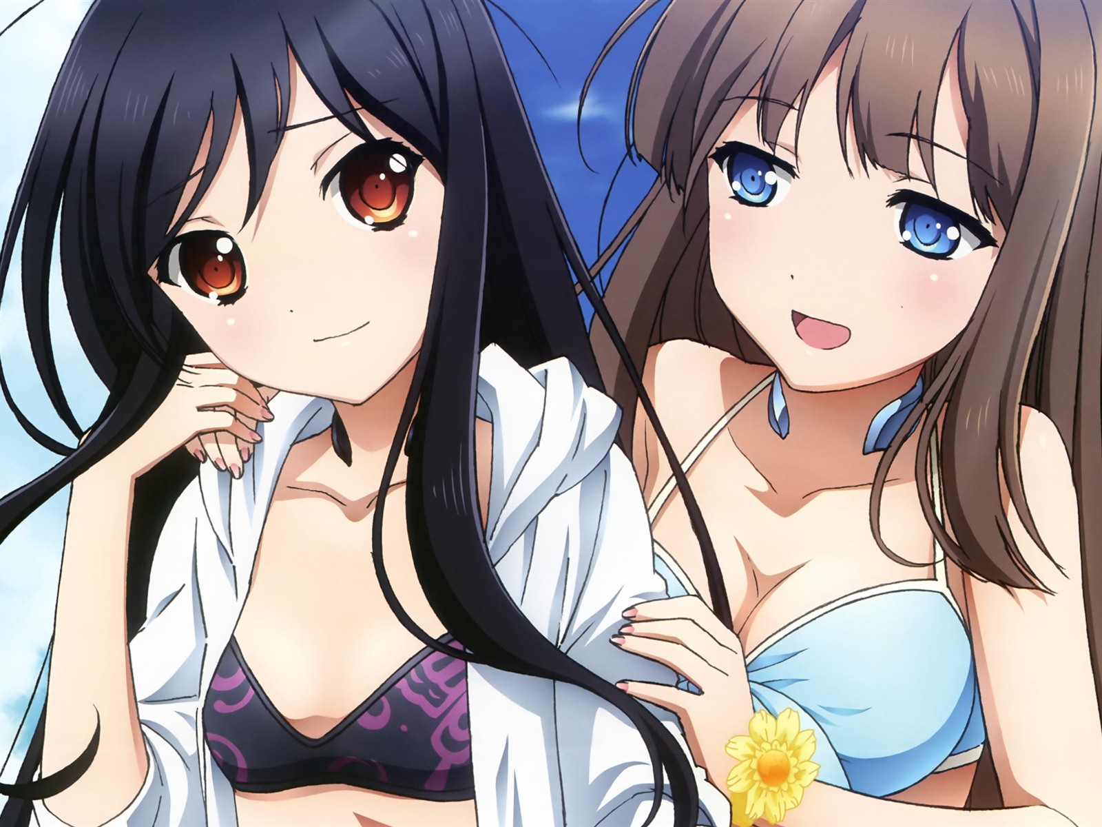 Красивые аниме девушки HD обои (1) #10 - 1600x1200