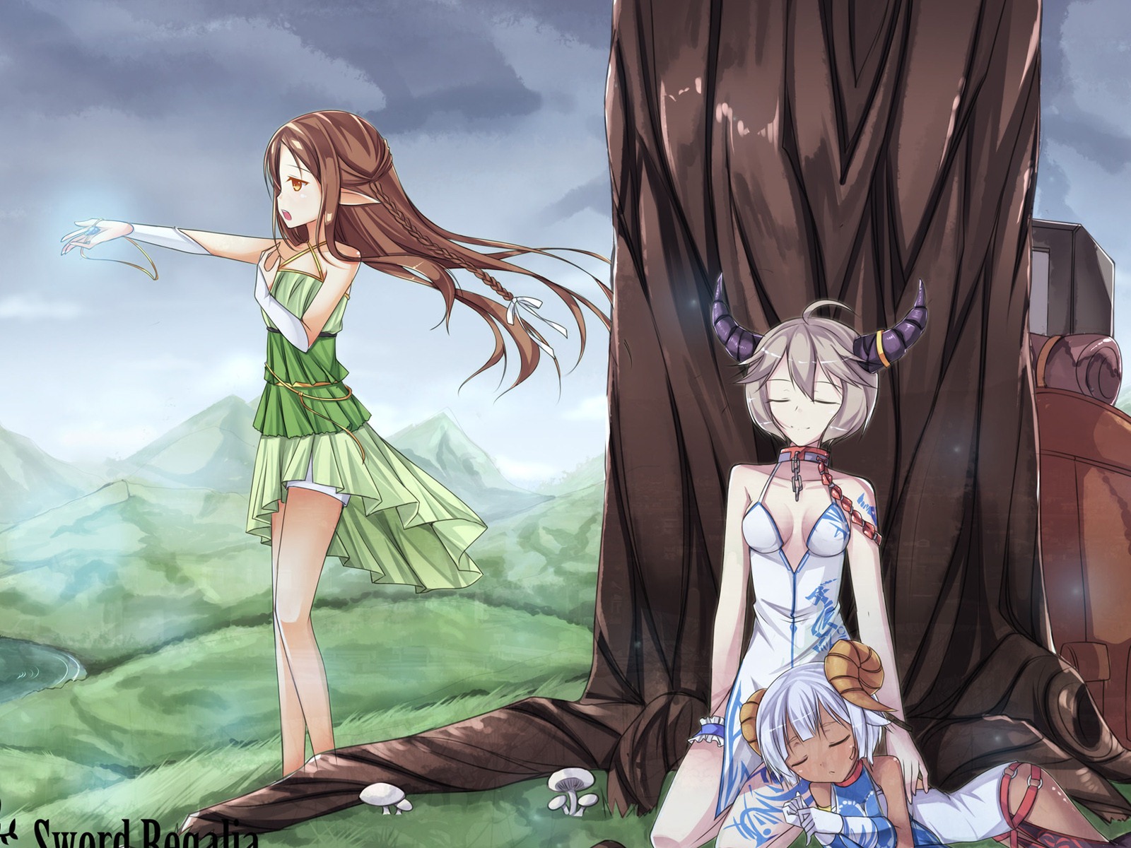 Schöne Anime Girls HD Wallpapers (2) #1 - 1600x1200