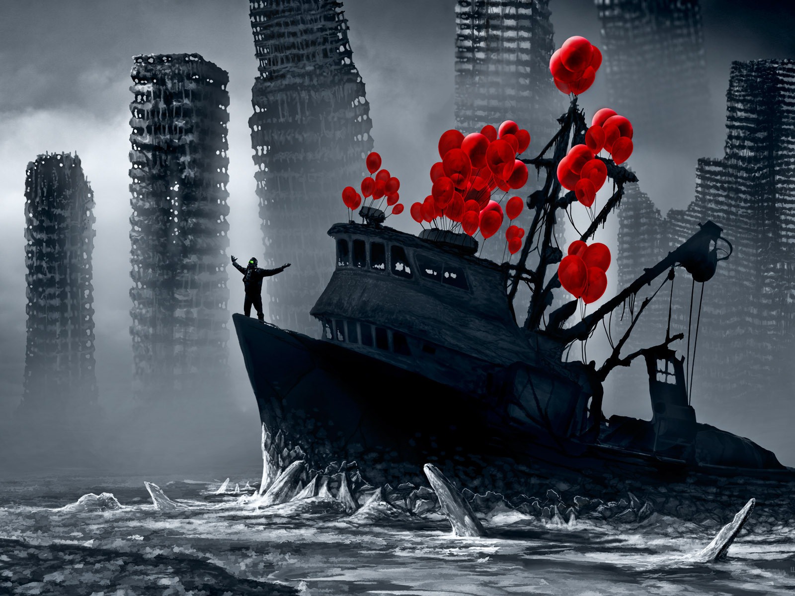 Romantically Apocalyptic creative painting wallpapers (2) #19 - 1600x1200